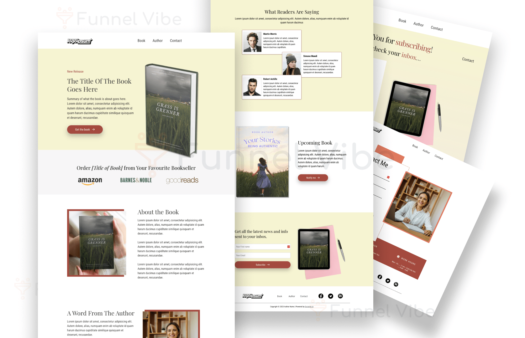 Book Launch Funnel Template